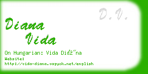 diana vida business card